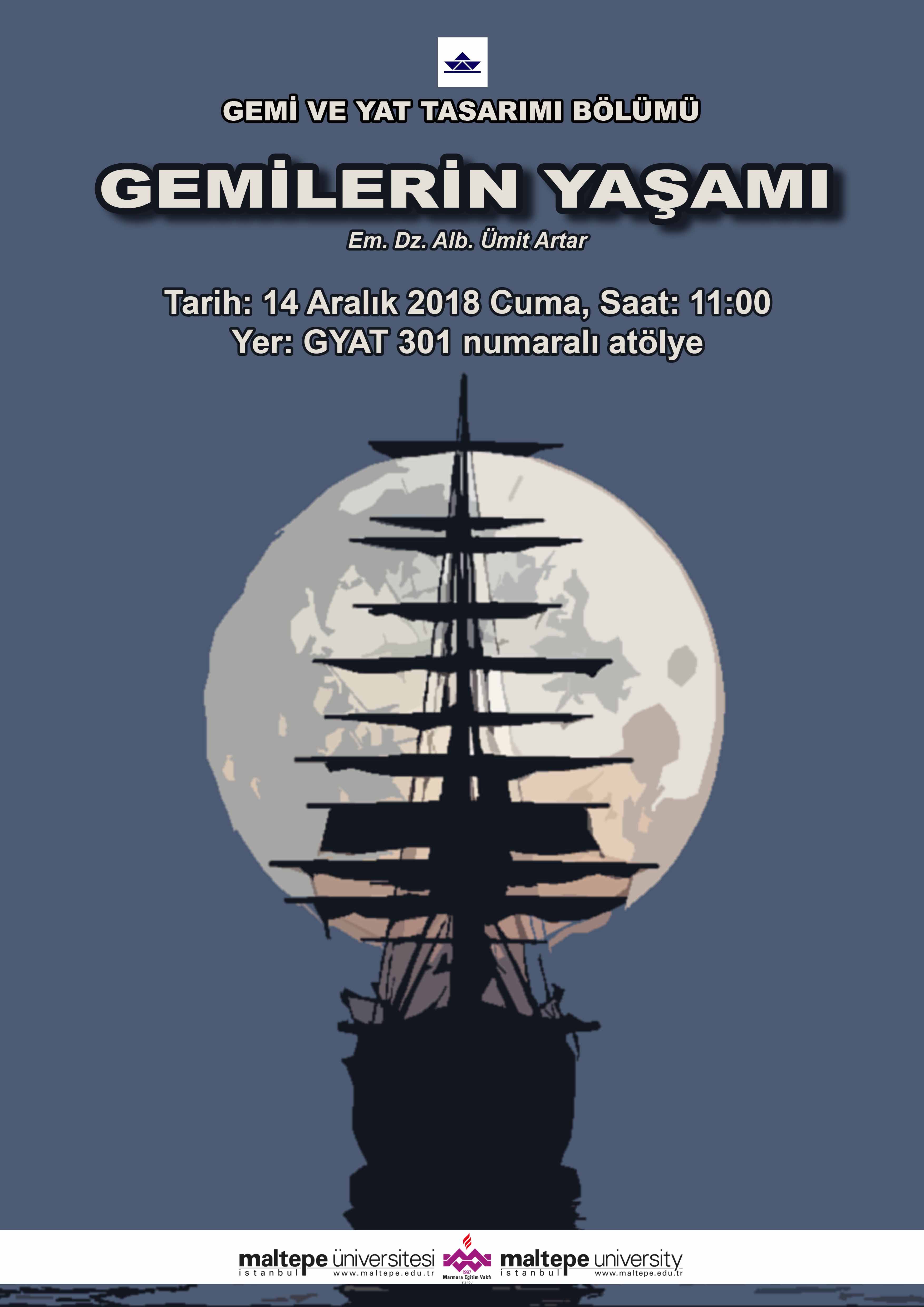 Gemilerin Yaşamı - Em. Dz. Alb. Ümit Artar 2018